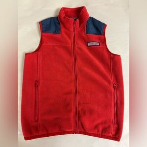 Vineyard Vines Scarlet Fleece Jacket